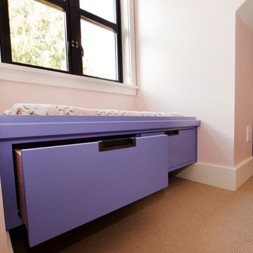 Purple Flare Bedroom Cabinetry