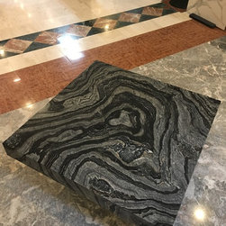 Black Wave Marble Tables - Coffee Tables