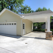 Adding A Carport To Garage Contemporary Garage St Louis By