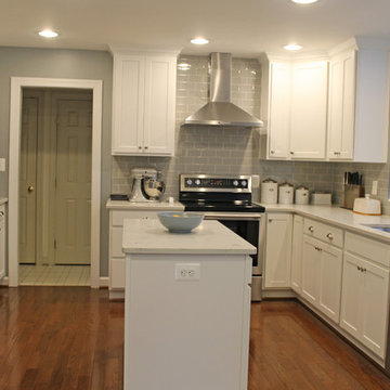 White and Gray Kitchen - Crofton, MD