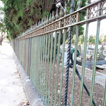 'Melbourne General Cemetery' Wrought Iron Fence Restoration