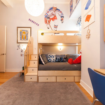 Liam's Room: Maximize Storage in an Unusual Floor Plan