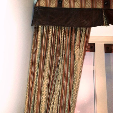 Custom-made drapery panels