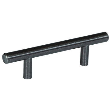 Amerock Bar Pull Collection Cabinet Pull, Gunmetal, 3" Center-to-Center