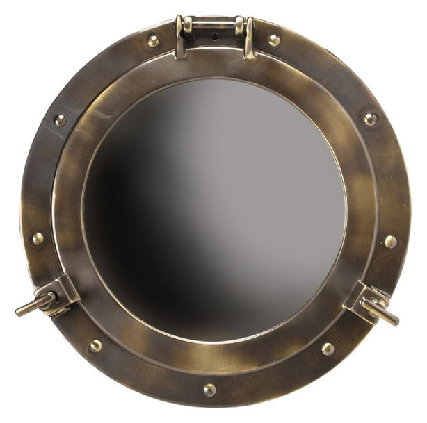 Porthole Mirror Large Beach Style Wall Mirrors By Inviting Porthole Mirror Large