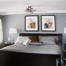 Bedroom-Blue Accent Wall
