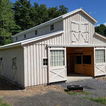 36'x46' Modular Barn 8' lean