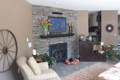 Family room - family room idea in Boston