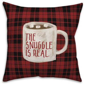 The Snuggle is Real 18x18 Spun Poly Pillow