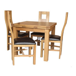 Newman Upholstered Seat Solid Oak Chair - Products