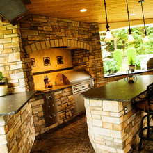outdoor kitchen
