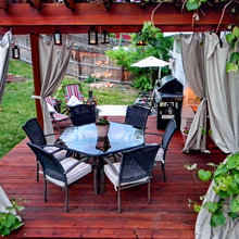 Deck Grape vines
