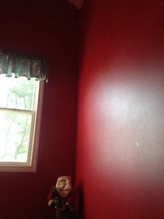The most awful red paint. What paint and color best hides a very deep