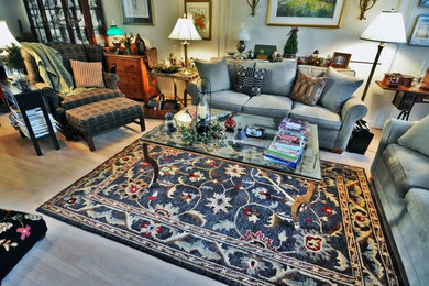 Living room photo in New York