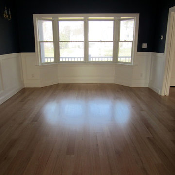 EAST ISLIP: 4" RIFT SAWN RED OAK INSTALLED & FINISHED - BONA AMBERSEAL/TRAFFIC