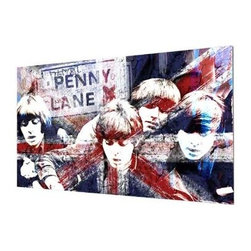 Ready2HangArt - "British Beatles"  Acrylic Wall Art - Prints And Posters