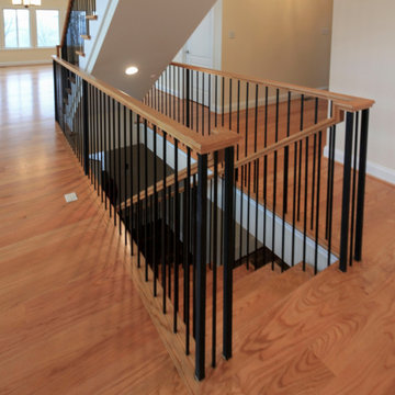 97_Airy Straight-Floating Staircase in Transitional-Mountain Home, Luray, VA 228