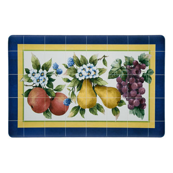 Anti Fatigue Mat, 18"x30", Fruity Tiles