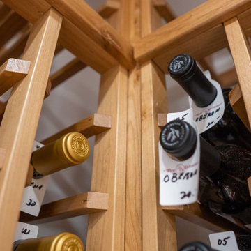 Residential Wooden Wine Racks Corners