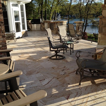 Raised Deck with Leonardo Pavers