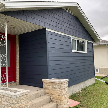 James Hardie Lap and Shingles in Deep Ocean