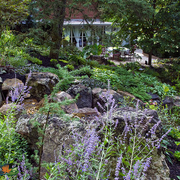 The waterfall garden