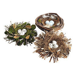 ROBIN'S NESTS - SET OF 3 - Holiday Decorations