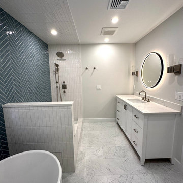 latest barthroom renovation completed