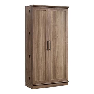 Universal Tall Clothing Storage Cabinet in Platinum Gray - Engineered Wood