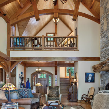 Timber Frame in North Carolina - Jackson County Residence