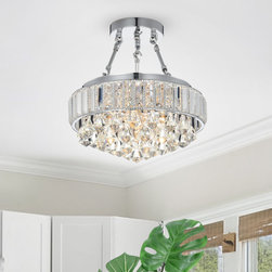 4-Light Flush Mount - Flush-mount Ceiling Lighting