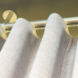 Window Drapery Finishes and Custom Wave Fold - Drapery Fabric