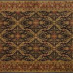 Bareens Designer Rugs - Turkish Knotted Istanbul Annabell Tan/Brown Wool Rug - 8'11'' x 12'2'' - Designed with a mesmerizing intricate traditional motif this glorious hand knotted rug is a masterpiece that will fill any space with sophistication and grace. An exhilarating color pallet with an elaborate design, this masterpiece features luxurious hand spun wool with all vegetable dyes to add comfort and style to your decor. The design, color and beautiful chromatic composition with a sheen in traditional and transitional designs, exude beauty, elegance and quality make this rug a masterpiece of its own.