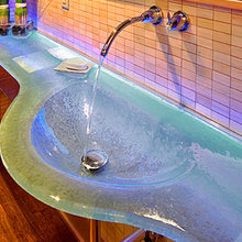 glass sink