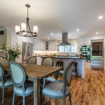 Classic Traditional White Kitchen Remodel