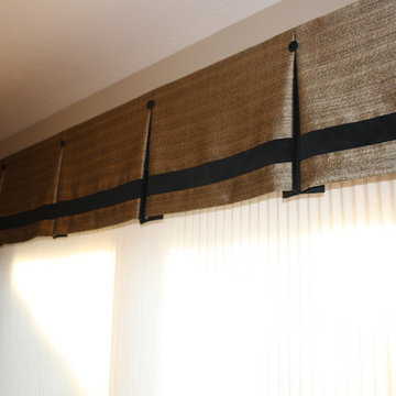 Box Pleat Valance with banding