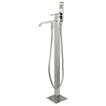KS4131QLL Executive Freestanding Tub Faucet,Hand Shower, Polished Chrome