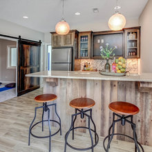 Lower Level Bar and Family Room