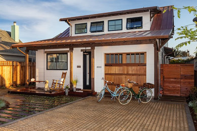 Inspiration for a coastal exterior home remodel in San Francisco