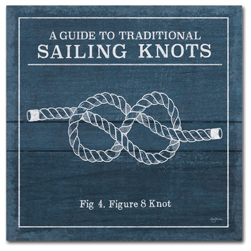Mary Urban 'Vintage Sailing Knots IV' Canvas Art, 14x14
