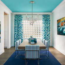 Turquoise ceiling