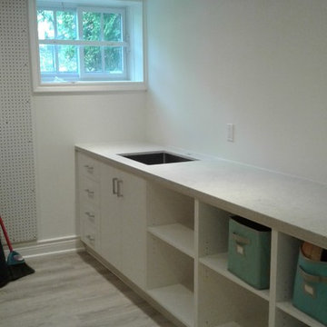 Basement Workshop/Laundry room