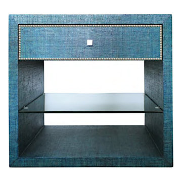 Saguran Side Table With Nailheads-Purveyor Collection