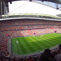 Wembley Stadium London Olympics Panorama - Game Room Wall Art And Signs