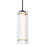George Kovacs - Midnight Gold LED Pendant, Sand Coal and Honey Gold - Stylish and bold. Make an illuminating statement with this fixture. An ideal lighting fixture for your home.