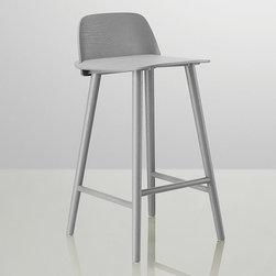 Light Grey Nerd Bar Stool by David Geckeler for Muuto - Bar Stools And Counter Stools