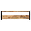 vidaXL TV Cabinet 59.1"x11.8"x17.7" Solid Mango Wood