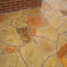 flagstone stamped concrete