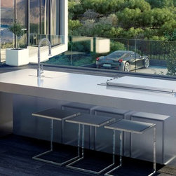 Minimalist Outdoor Kitchen Island - Outdoor Cooking