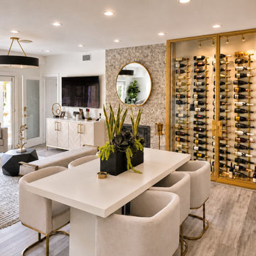 Small Space Wine Cellar Ideas: Stunning 18-Inch Deep Wine Display for a Luxury C